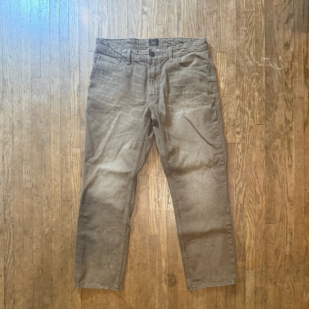 Lee Men's  tan Straight-Leg Pants